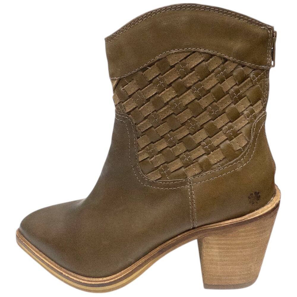 Lucky Brand Aryleis Western Bootie Women's size 5 Brown